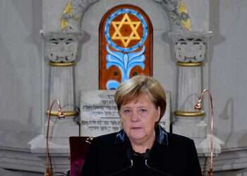 At Kristallnacht memorial, German leader urges stronger action against anti-Semitism