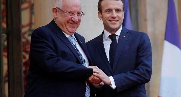 Rivlin to Macron: Israel will act if it feels threatened by Iran