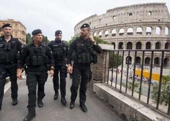 Brass plaque memorializing Holocaust victim defaced in Rome