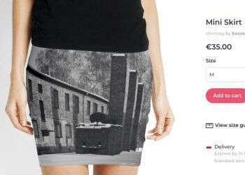 Auschwitz Museum protests death camp images on skirts, bags