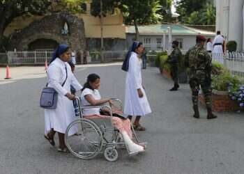 Sri Lanka Catholics hold first Sunday Mass since Easter bombings