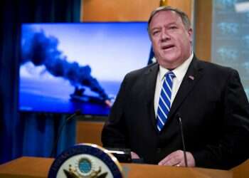 Citing intelligence, Pompeo blames Iran for attacking oil tankers