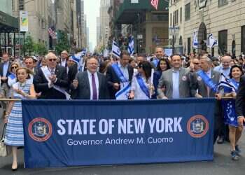 Tens of thousands march in New York's Celebrate Israel Parade