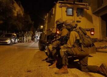 Gunfight erupts between IDF troops, Palestinian security forces in Nablus