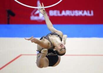 Gymnast Linoy Ashram wins 2 more gold medals in Belarus