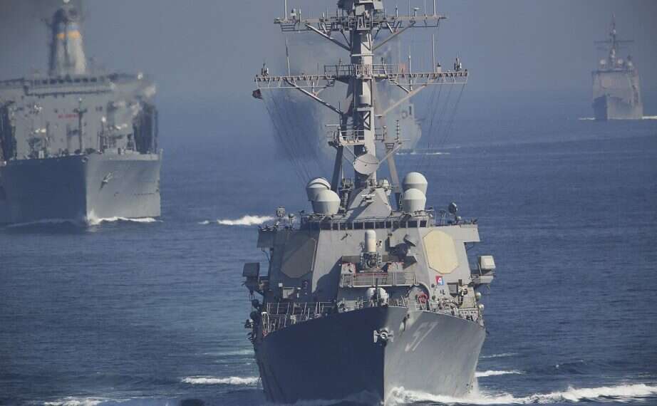 US Navy says working with partners to defend free flow of commerce and navigation