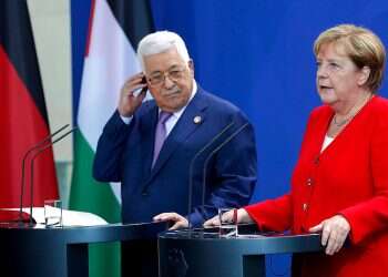 Merkel meets PA President Abbas for talks in Berlin