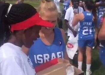 Israeli women's lacrosse team gifts Kenyan opponents brand-new cleats