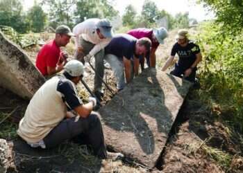 16th-century Jewish tombstones unearthed in Ukraine