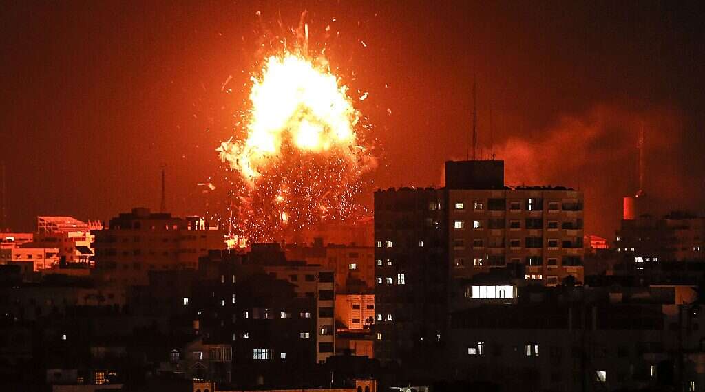 Israel Strikes Hamas Targets In Gaza In Response To Drone - 