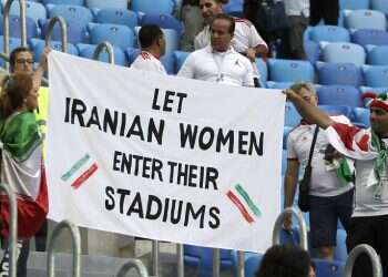 Iranian female soccer fan dies after setting herself on fire