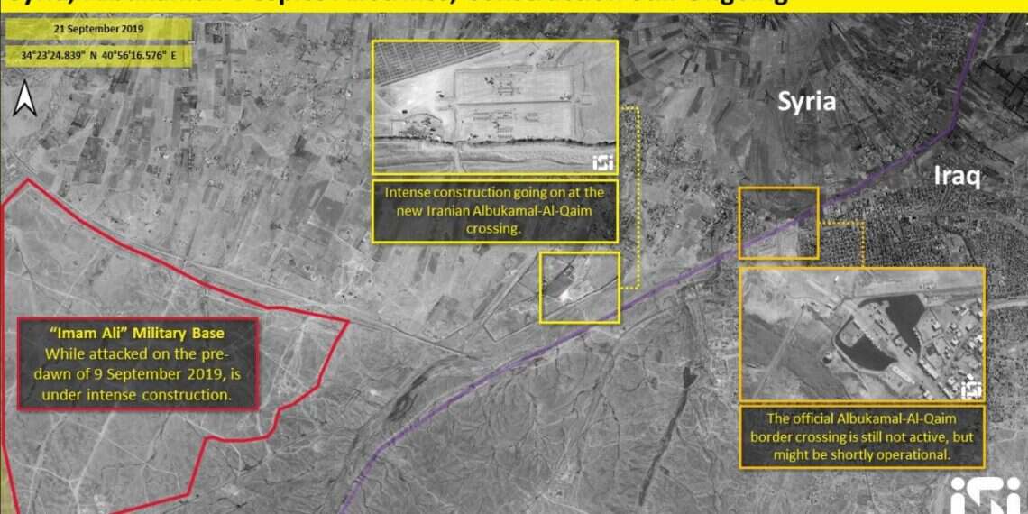 Images show ongoing construction at Iranian militia base near Syria ...