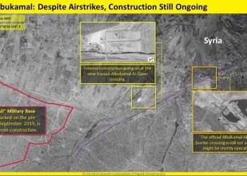 Images show ongoing construction at Iranian militia base near Syria-Iraq border