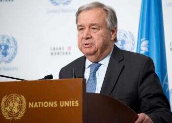 Marking Kristallnacht, UN chief vows to fight anti-Semitism