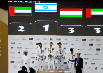 'Hatikvah' played in UAE after Israeli wins gold in Ju-jitsu World Championship