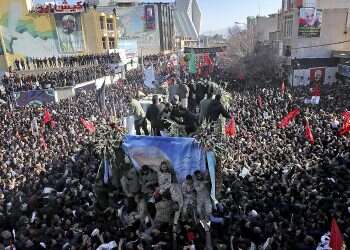 Dozens killed, hundreds injured in stampede at funeral for Iran's Soleimani