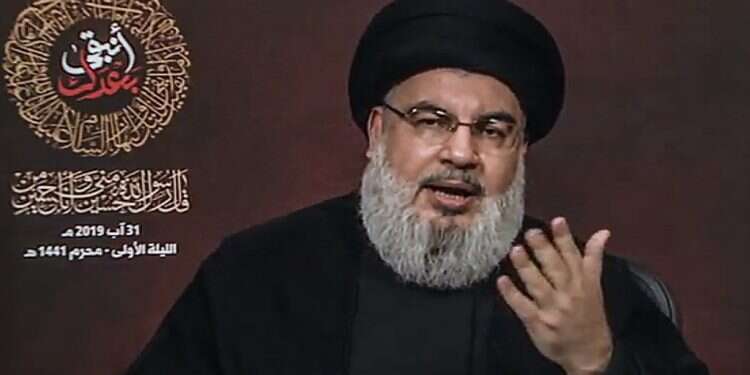Nasrallah mocks Defense Minister Gantz for his role during Lebanon pullout
