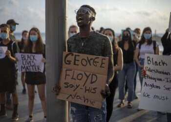 In Israel, protesters demonstrate against Floyd killing