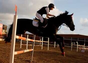 Gaza horse riders compete again as coronavirus curbs eased