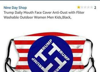 Amazon removes swastika-Trump themed medical mask from site