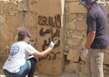 Yeroham residents help give 2,000-year-old archaeological site a makeover