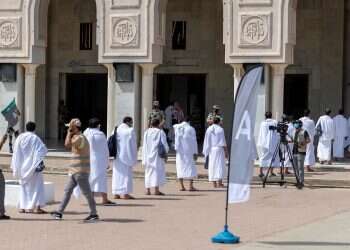 Hajj pilgrims pray for end to coronavirus pandemic