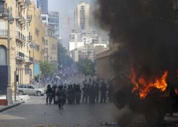 Lebanese protesters storm ministry buildings as anger over Beirut blast grows