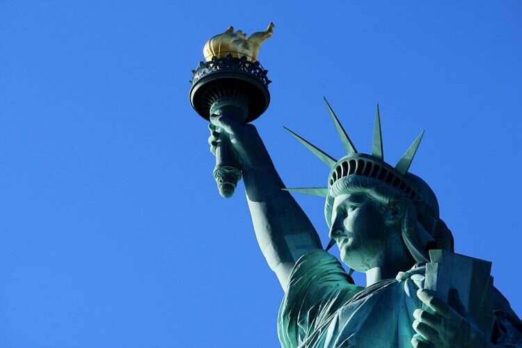 The Statue of Liberty in New York