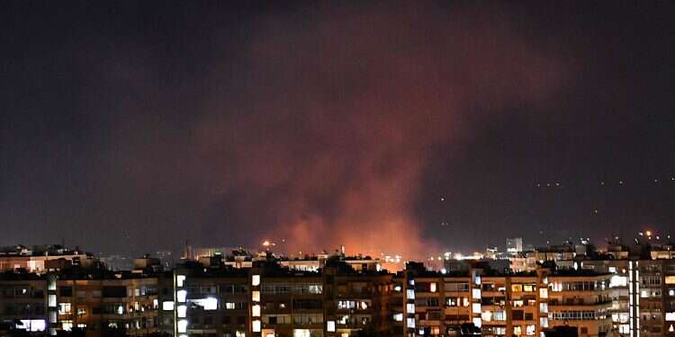 At least 11 killed in overnight airstrikes south of Damascus