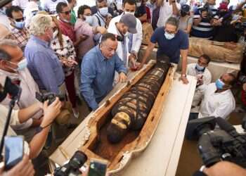 59 coffins excavated so far at Egypt's Saqqara necropolis