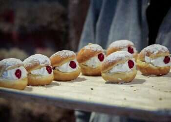 To be at peace with calories: Israeli chef reveals geopolitical doughnut