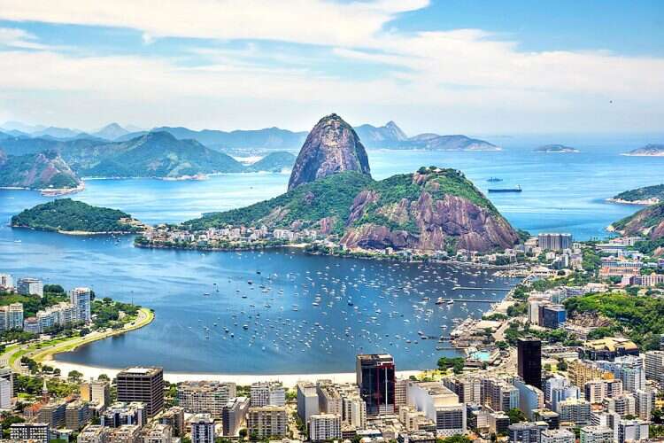 Sugarloaf Mountain in Rio de Janeiro, Brazil