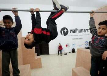 In Gaza, Palestinians jump for joy over new parkour training facility