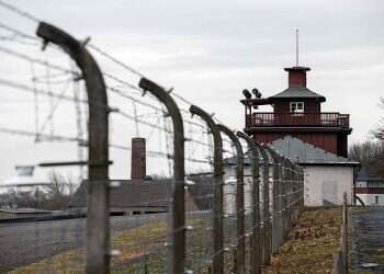 Germans caught skiing at site of Buchenwald concentration camp