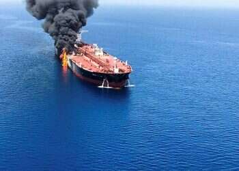 Explosion hits Israeli cargo ship in Gulf of Oman