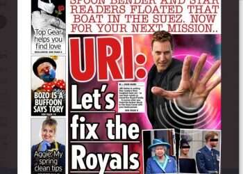 After Suez Canal crisis, mentalist Uri Geller eyes British royals