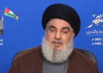 Hezbollah leader appears frail, struggles to breathe in televised speech