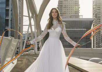 Israeli bridal designer Pnina Tornai debuts new collection, priced for post-pandemic budgets