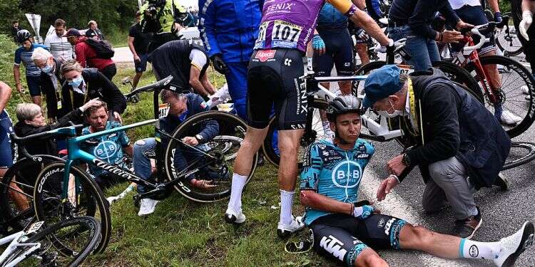 Spectator who caused massive Tour de France crash to be sued by ...