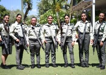 Magnificent 7: Record number of women become Border Police officers