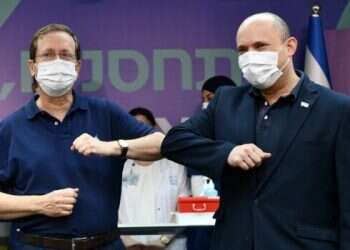 Herzog gets COVID booster shot to encourage Israelis to follow suit