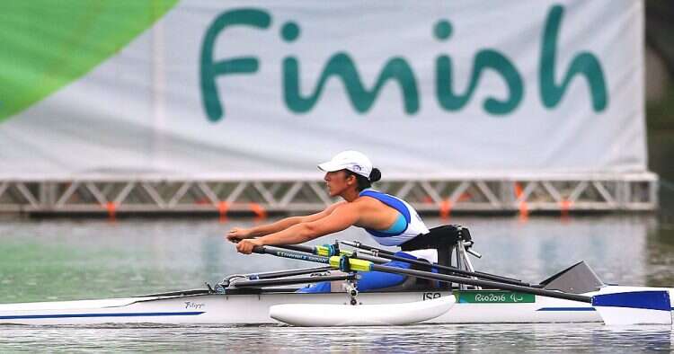 Israeli paralympic basketball player and world champion rower Moran Samuel