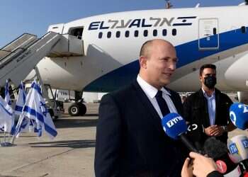 PM Bennett lands in Washington ahead of Biden meeting