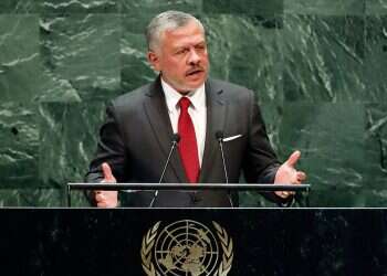 At UN, Jordan's King Abdullah urges progress on 2-state solution