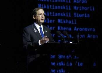 Herzog at Babi Yar: Let us make no mistake, Holocaust denial still alive and kicking