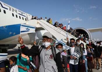 235 Bnei Menashe from India land in Israel on Aliyah Day