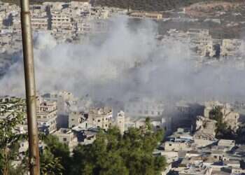 4 Syrian children killed when government forces shell last rebel enclave