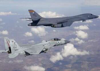 Message to Iran: IDF fighter jets escort US bomber through Israeli airspace