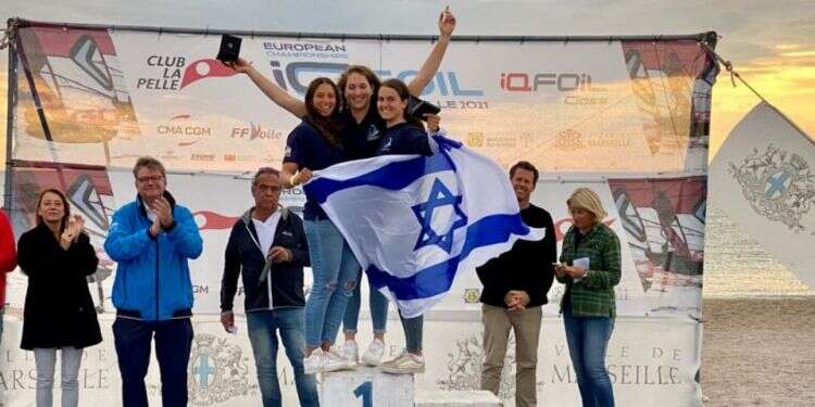 Israeli windsurfer makes splash at European championship