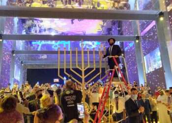 Gulf Jews celebrate first night of Hanukkah with candle-lighting ceremonies